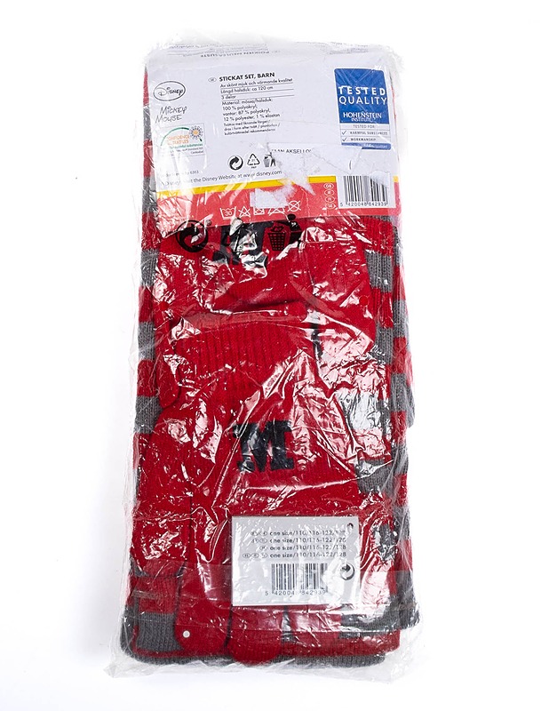 DISNEY Mickey Mouse: Pipo, käsineet ja kaulaliina - Asusteet - 10105286369 - 1