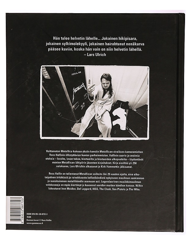 Voittamaton Metallica - Ross Halfin - Elämäkerrat ja muistelmat - 10105286386 - 1