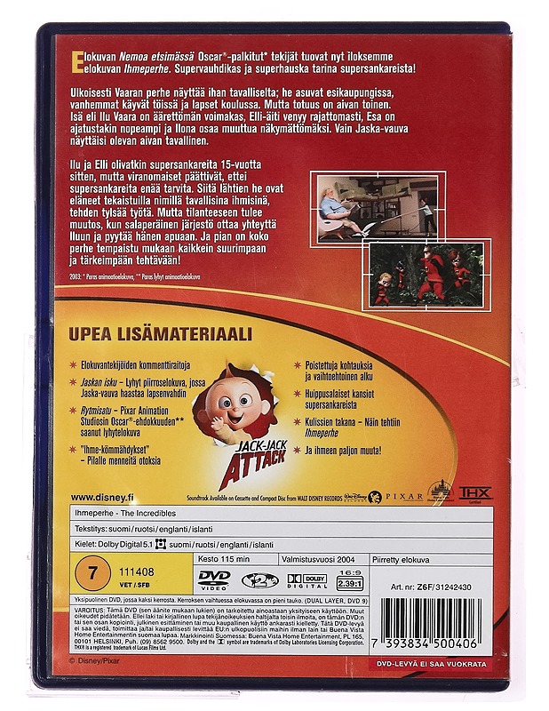 Ihmeperhe - DVD - DVD-elokuvat - 10105286418 - 1