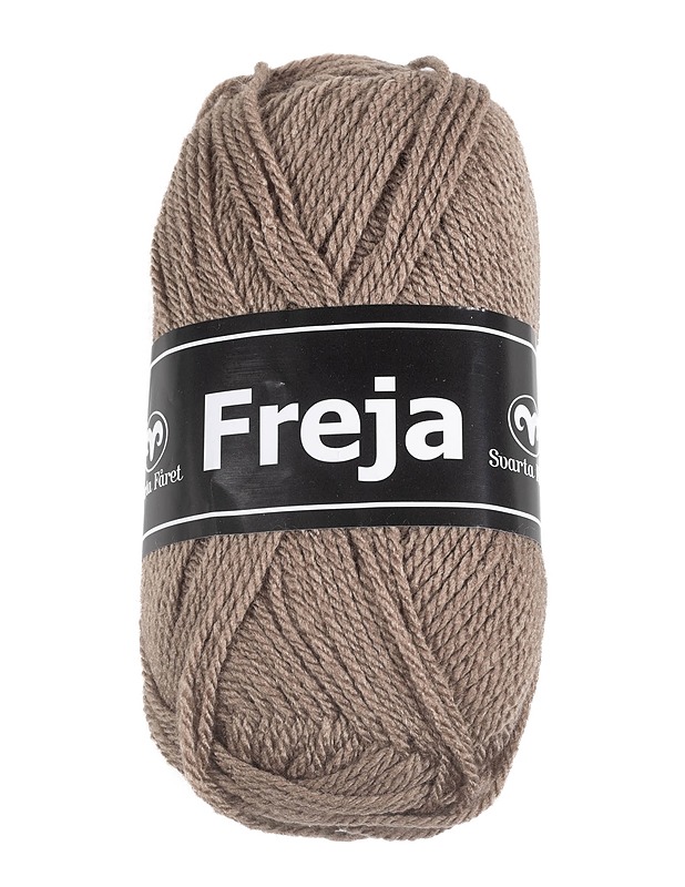 FREJA Svart Fåret neulelanka, 50 g - Käsityö - 10105286572 - 0