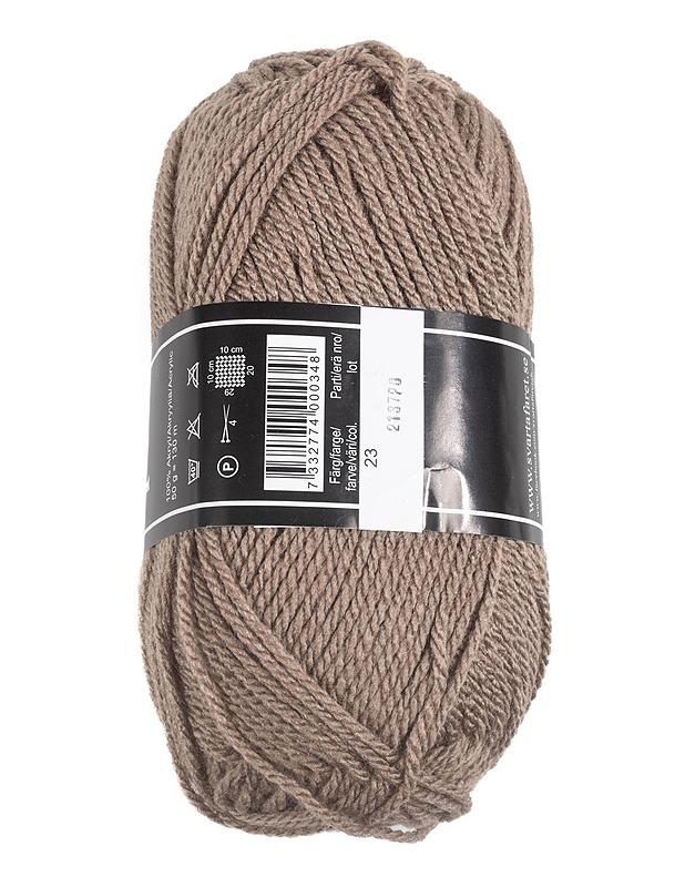 FREJA Svart Fåret neulelanka, 50 g - Käsityö - 10105286572 - 1