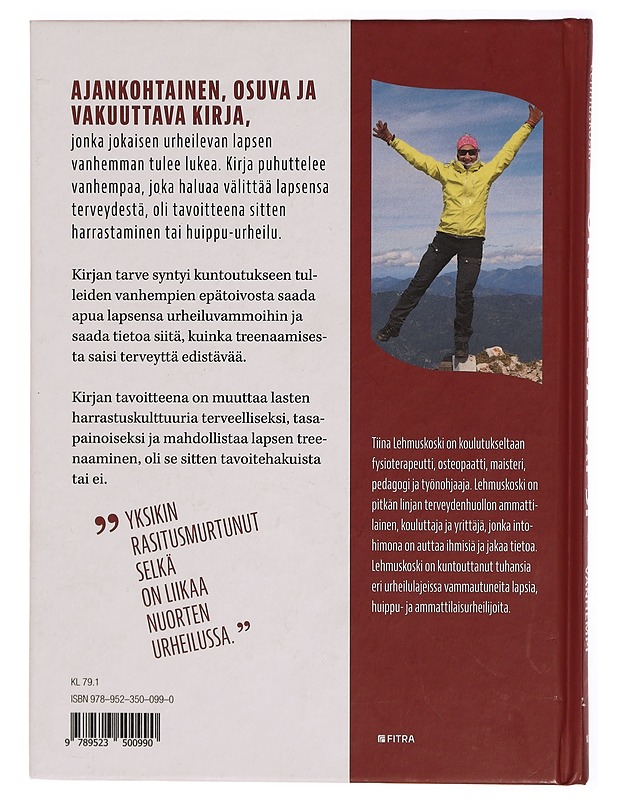Urheileva lapsi - vastuullinen vanhempi : sportfulness - Tiina Lehmuskoski - Hyvinvointikirjat - 10105286587 - 1