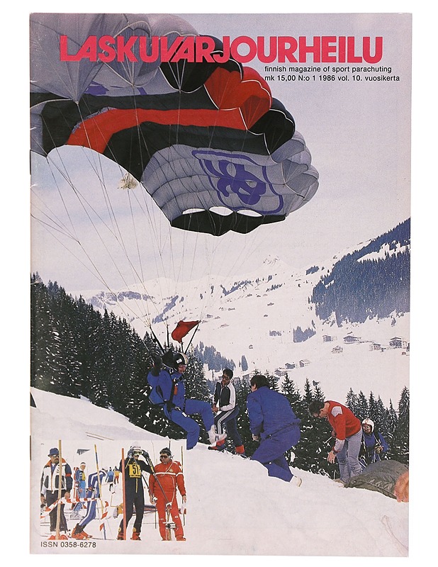 Laskuvarjourheilu 1/1986 - Lehdet - 10105286689 - 0