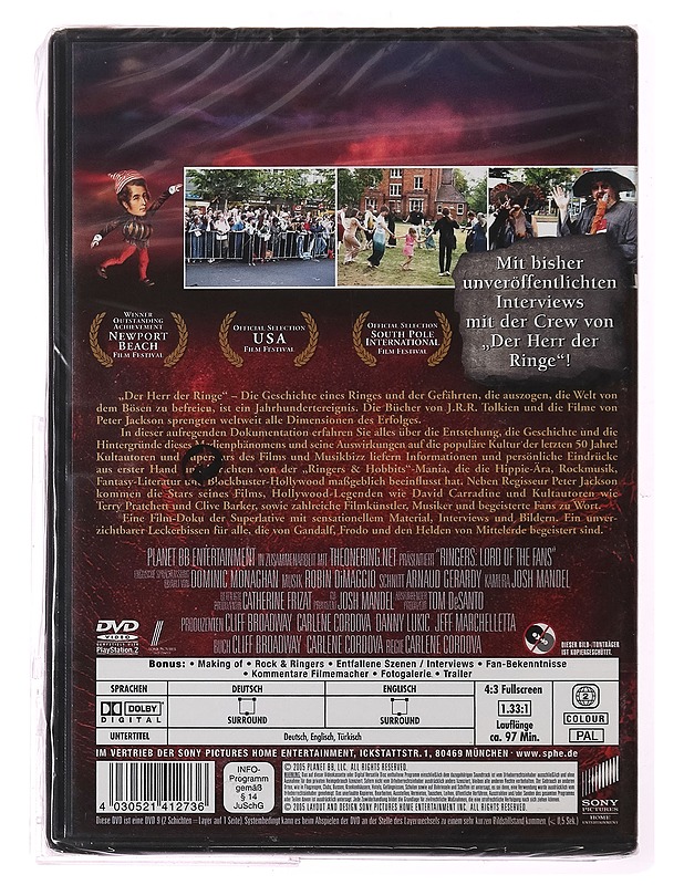Ringers Lord of the Fans - DVD - DVD-elokuvat - 10105286739 - 1