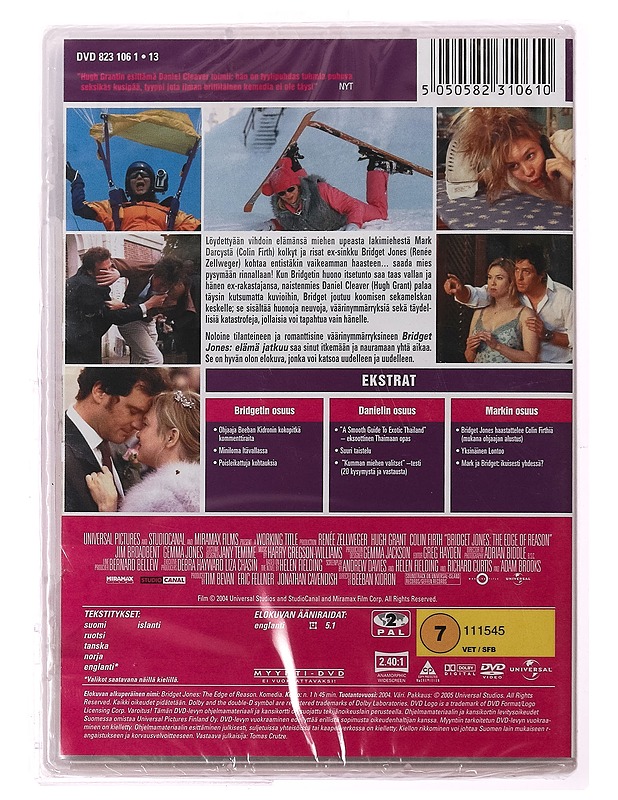 Bridget Jones, elämä jatkuu - DVD - DVD-elokuvat - 10105287127 - 1