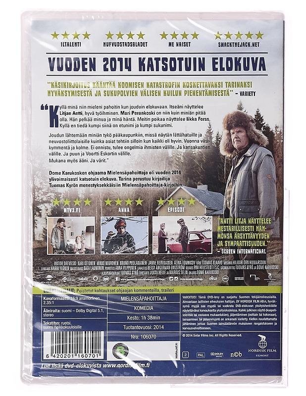 Mielensäpahoittaja - DVD - DVD-elokuvat - 10105287247 - 1