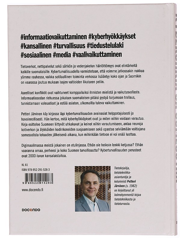 Kyberuhkia ja somesotaa - Petteri Järvinen - Tietokirjat ja oppaat - 10105287389 - 1
