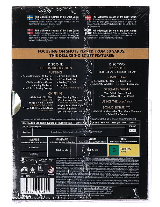 Phil Mickelson / Secrets of the short game - DVD - DVD-elokuvat - 10105287664 - 1