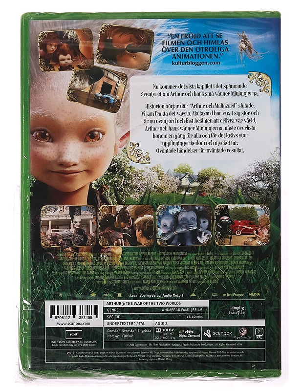 Arthur 3 ja Kaksi Maailmaa - DVD - DVD-elokuvat - 10105287787 - 1