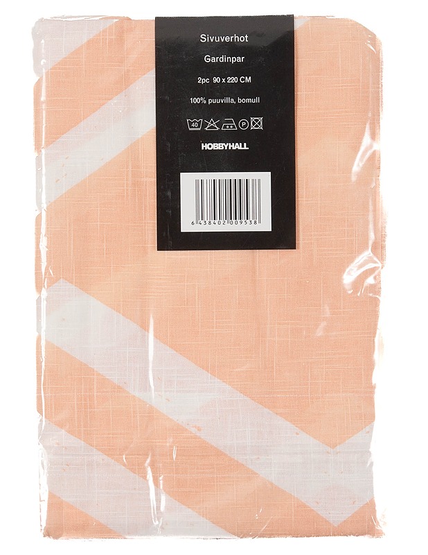 KOODI home & living Sivuverhot, 2 kpl, 90 x 220 cm  - Verhot ja kapat - 10105288145 - 1