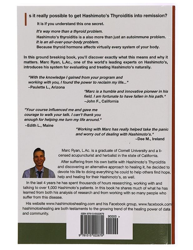 Roadmap to remission:A practical guide to hashimoto's healing - Marc Ryan - Hyvinvointikirjat - 10105288277 - 1