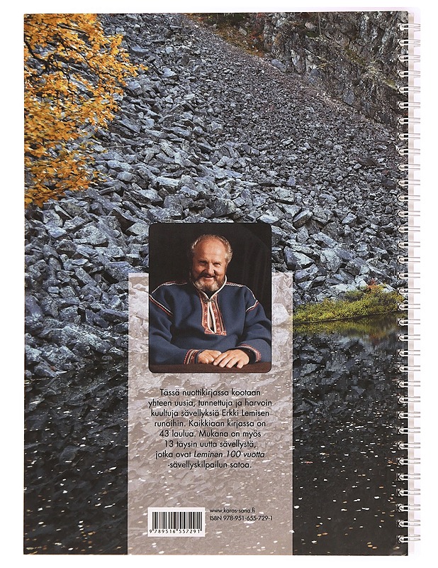 Linnunpelätin ja saarnamies : lauluja Erkki Lemisen runoihin - Erkki Leminen - Musiikki- ja elokuvakirjat - 10105288321 - 1