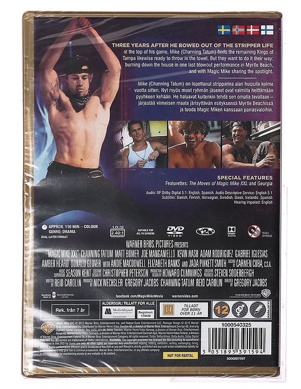 Magic Mike XXL - DVD - DVD-elokuvat - 10105288480 - 1