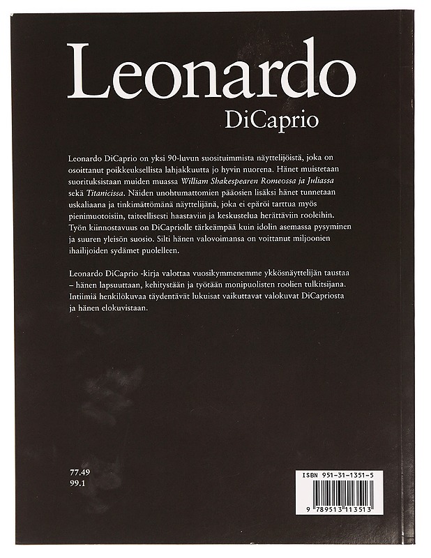 Leonardo DiCaprio - Brian J. Robb - Elämäkerrat ja muistelmat - 10105288793 - 1