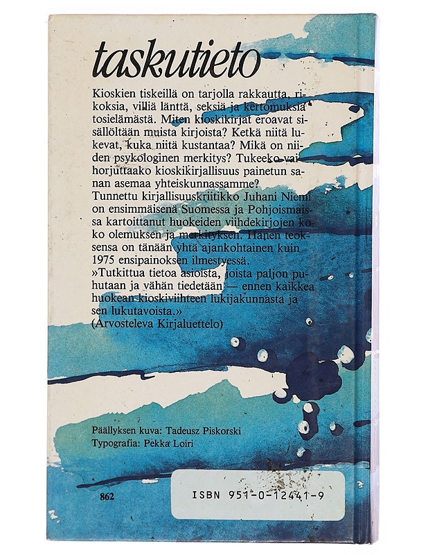 Populaarikirjallisuus Suomessa : huokean viihdekirjallisuuden osakulttuurin erittelyä - Juhani Niemi - Tietokirjat ja oppaat - 10105288885 - 1