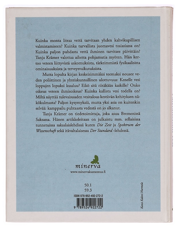 Välttämätön vesi : hyvinvointi, luonto, tulevaisuus - Tanja Krämer - Hyvinvointikirjat - 10105289018 - 1