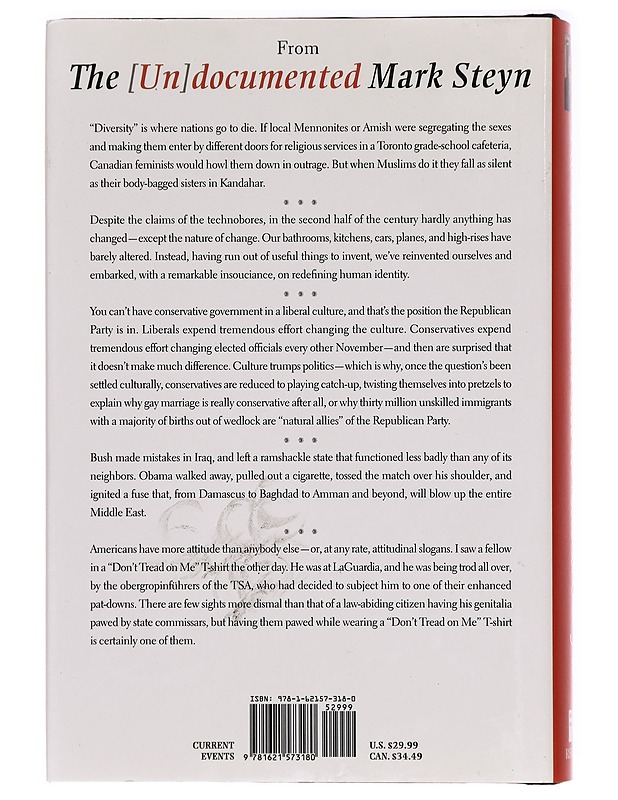 The Undocumented Mark Steyn - Mark Steyn - Tietokirjat ja oppaat - 10105289120 - 1