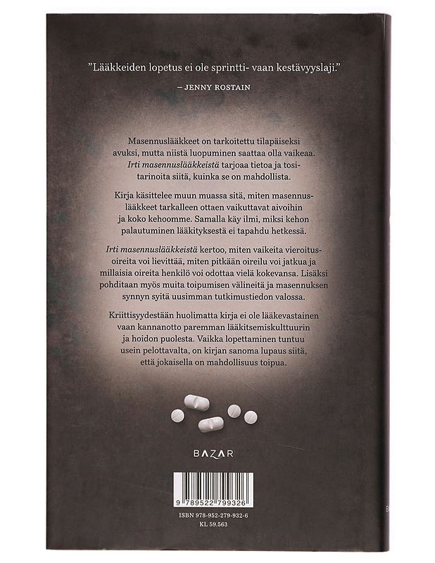 Irti masennuslääkkeistä - Jenny Rostain - Tietokirjat ja oppaat - 10105289189 - 1