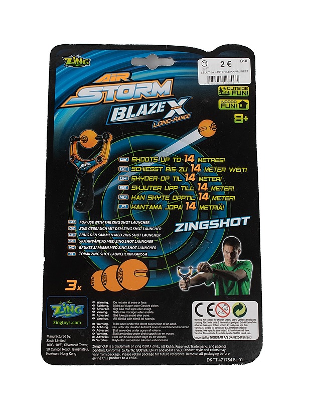 Air Storm Zing Shot Refill Pallot - Lasten lelut - 10105289247 - 1