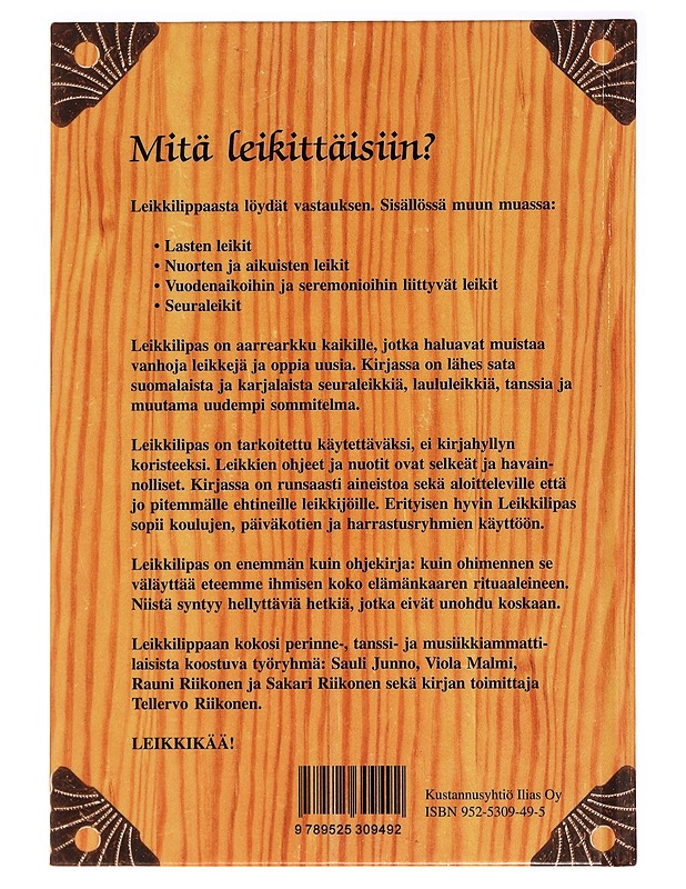 Leikkilipas : Leikkejä ja tansseja Karjalasta ja Suomesta - Sauli Junno - Lastenkirjat - 10105289255 - 1