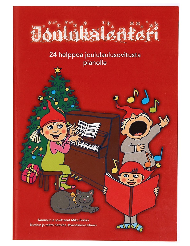 Joulukalenteri : 24 helppoa joululaulusovitusta pianolle - Mika Perkiö - Joulukirjat - 10105289311 - 0