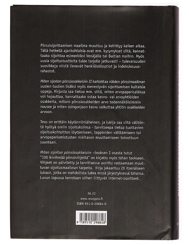 Miten sijoitan pörssiosakkeisiin. 2 - Seppo Saario - Tietokirjat ja oppaat - 10105289389 - 1