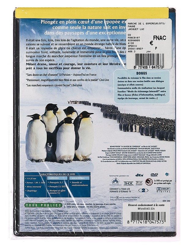 La marche De L'Empereur - DVD - DVD-elokuvat - 10105289401 - 1