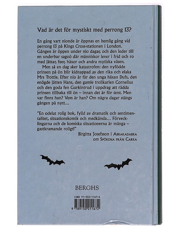 Hemlihgeten på Perrong 13 - Eva Ibbotson - Romaanit ja novellit - 10105289722 - 1