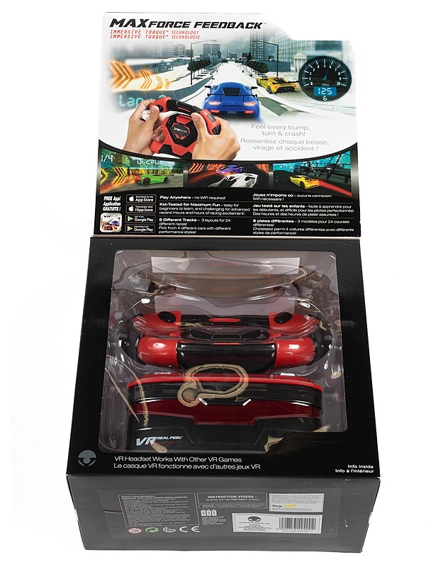VR REAL FEEL Motocross VR-lasit ja ratti - Lasten lelut - 10105289866 - 1