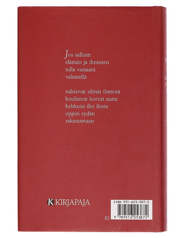 Kuuntelen sydämeni ääntä / valitut runot 1979-1996 - Anja Porio - Runot ja näytelmät - 10105289882 - 1