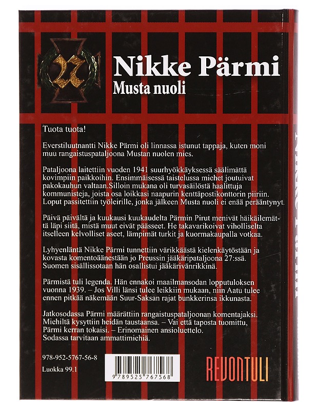 Nikke Pärmi : Musta nuoli - Robert Brantberg - Elämäkerrat ja muistelmat - 10105290043 - 1
