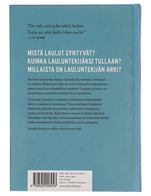 Miten lauluni syntyvät? - Kauppinen, Eetu - Musiikki- ja elokuvakirjat - 10105290321 - 1