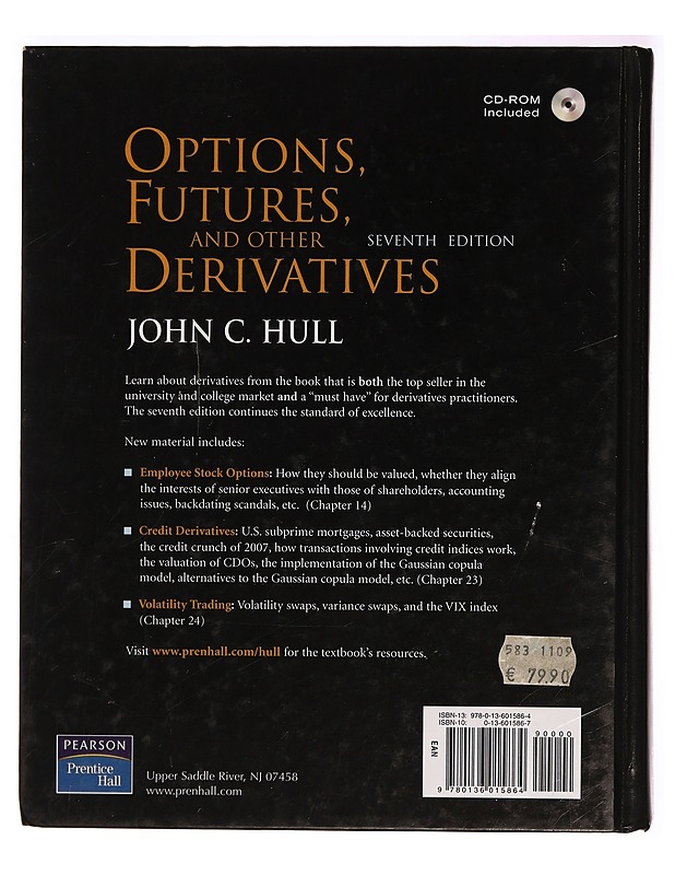 Options, futures, and other derivatives - Hull, John - Tietokirjat ja oppaat - 10105290500 - 1