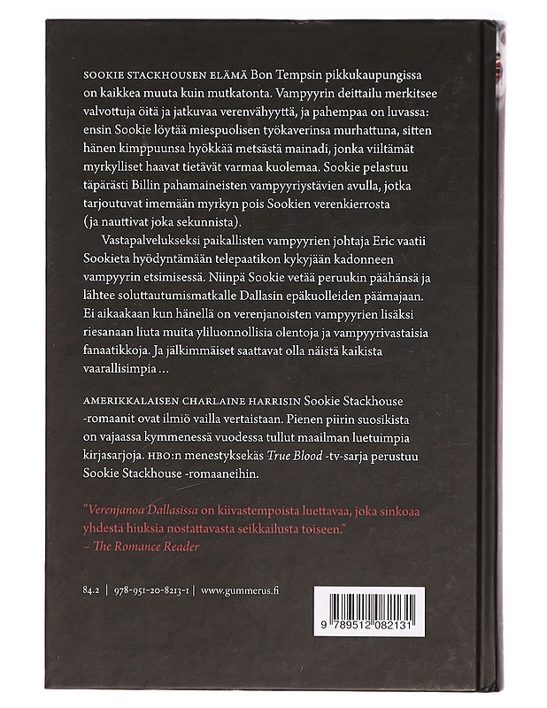 Verenjanoa Dallasissa - Charlaine Harris - Fantasia- ja scifi - 10105290505 - 1