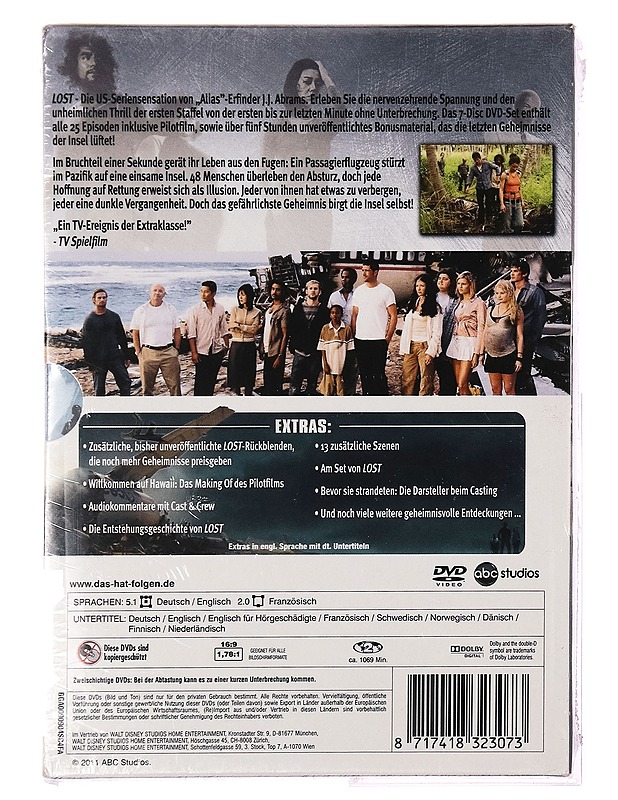 Lost : die komplette erste Staffel - DVD - DVD-elokuvat - 10105290506 - 1
