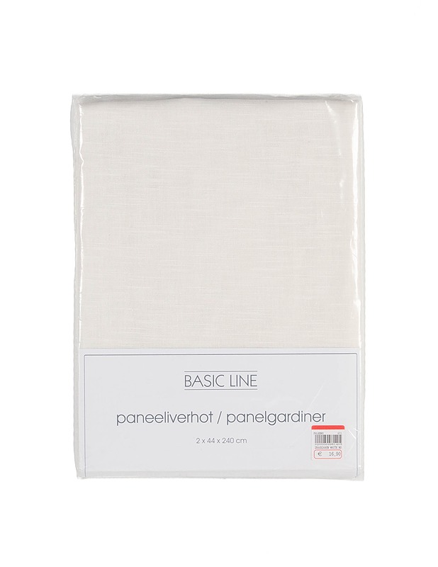 BASIC LINE paneeliverhot, 2 kpl 44 x 240 cm  - Verhot ja kapat - 10105290523 - 0