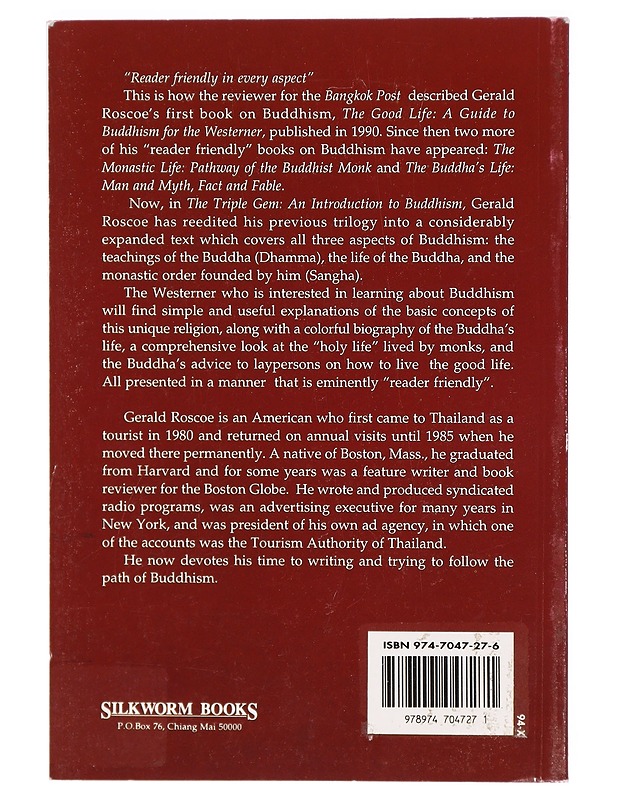 The triple gem : An introduction to Buddhism - Gerald Roscoe - Tietokirjat ja oppaat - 10105290687 - 1