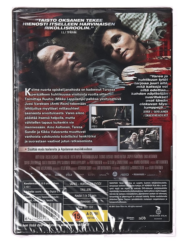 Vares : Huhtikuun tytöt - DVD - DVD-elokuvat - 10105290694 - 1