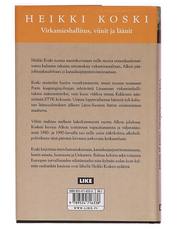 Virkamieshallitus, viinit ja läänit - Heikki Koski - Kaunokirjallisuus - 10105290827 - 1