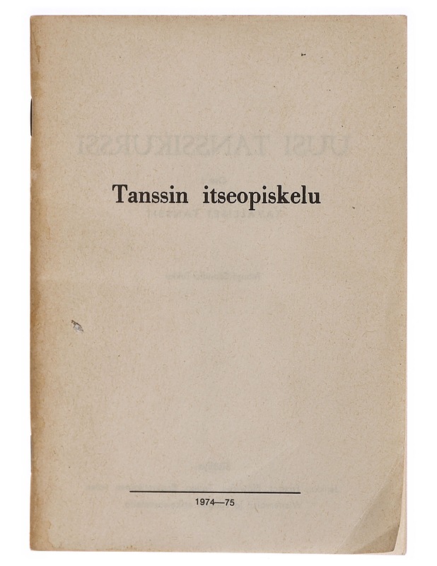 Uusi tanssikurssi : tanssin itseopiskelu - W. Bondén - Tietokirjat ja oppaat - 10105290971 - 0