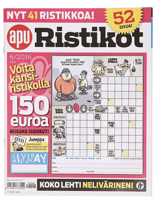 Apu ristikot 6/2016 - Lehdet - 10105291089 - 0
