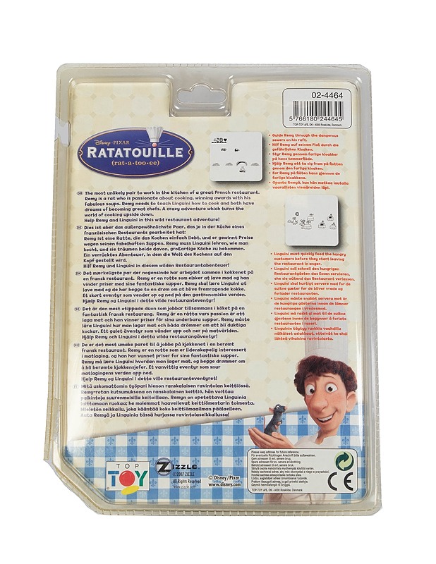 ZIZZLE ELECTRONICS Ratatouille käsikonsoli - Lasten pelit - 10105291150 - 1