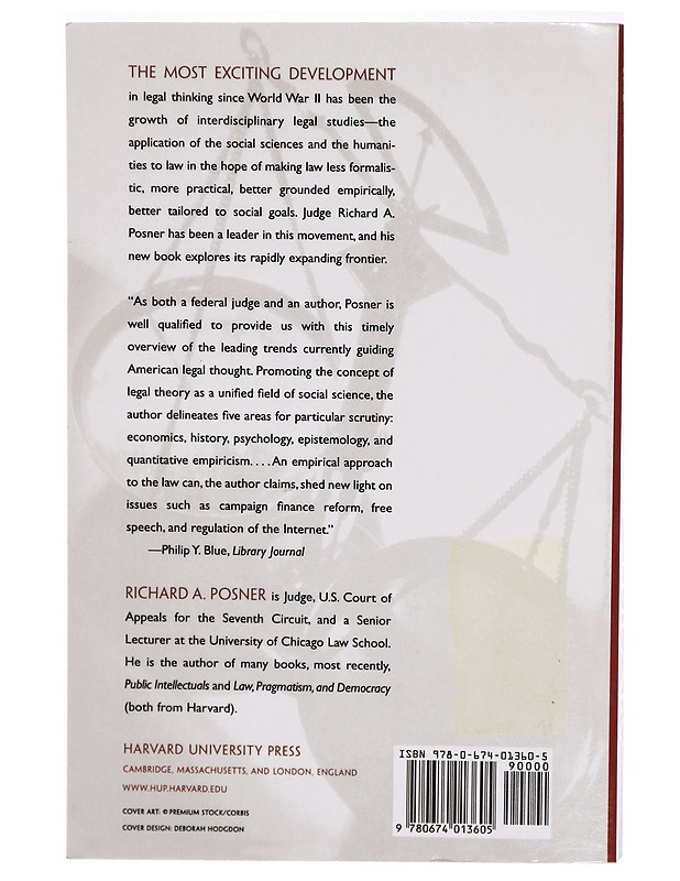 Frontiers of legal theory - Richard A. Posner - Tietokirjat ja oppaat - 10105291387 - 1