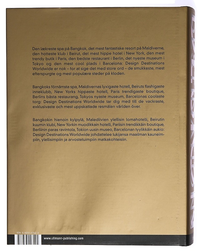 Design destinations worldwide - Joachim Fischer - Tietokirjat - 10105291514 - 2