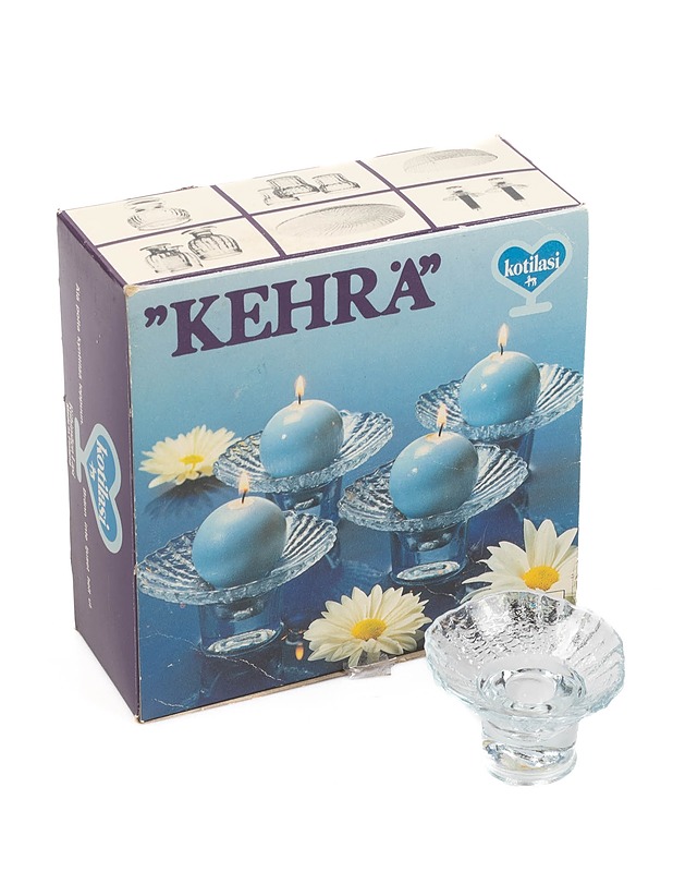 RIIHIMÄEN LASI Kehrä kynttilänjalat 4 kpl - Designsuosikit - 10105291526 - 0