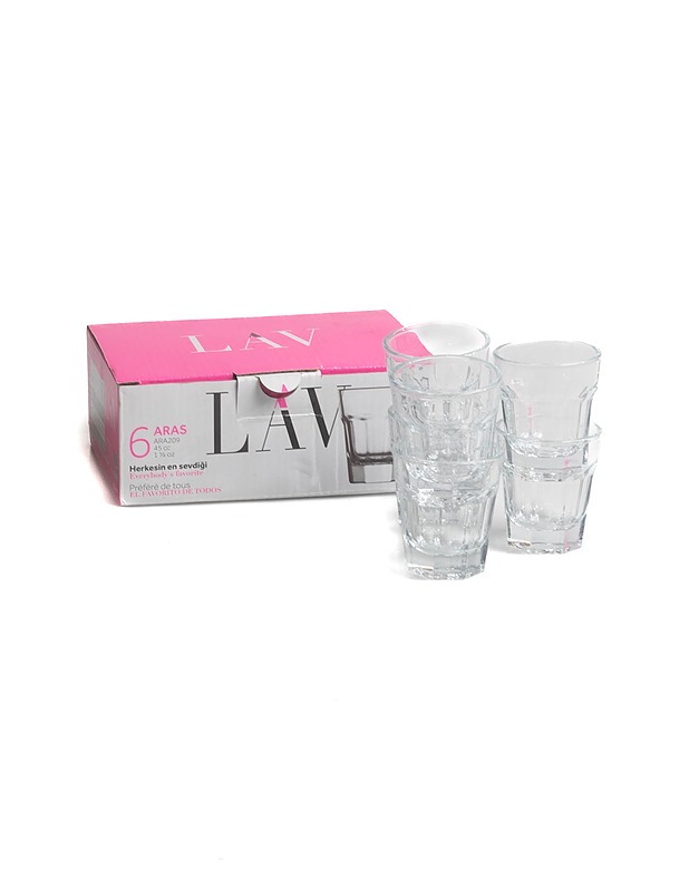 LAV shottilasit 6 kpl - Lasit - 10105291543 - 0