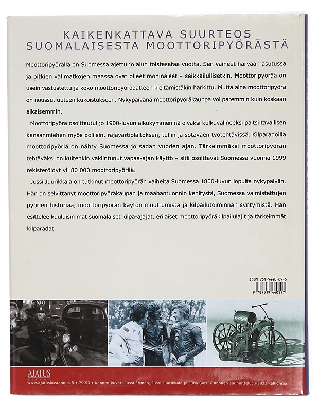 Moottoripyörä Suomessa - Jussi Juurikkala - Tietokirjat - 10105291577 - 1