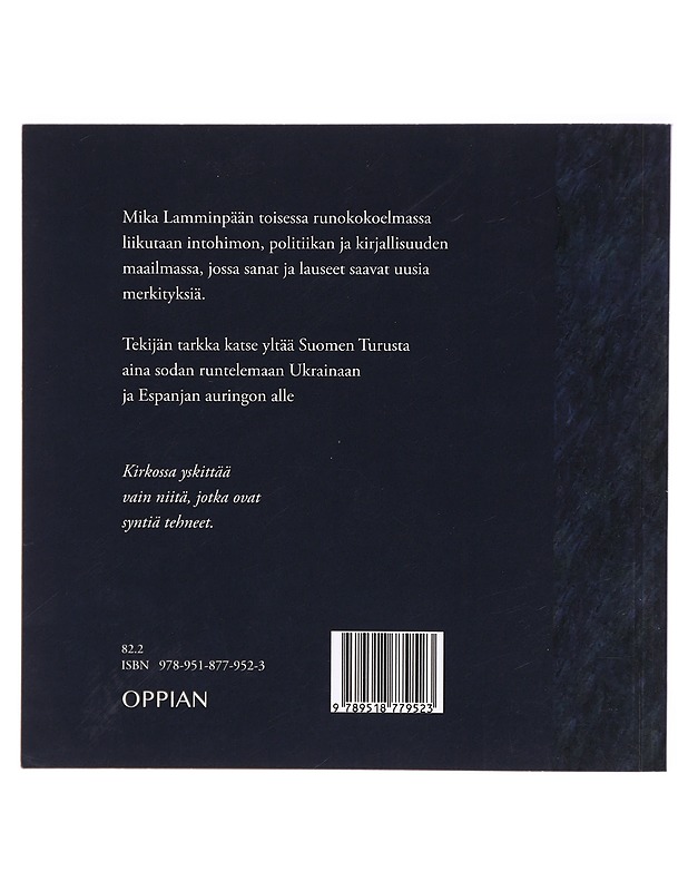 Vedestä olet sinä tullut - Mika Lamminpää - Runot ja näytelmät - 10105291844 - 1