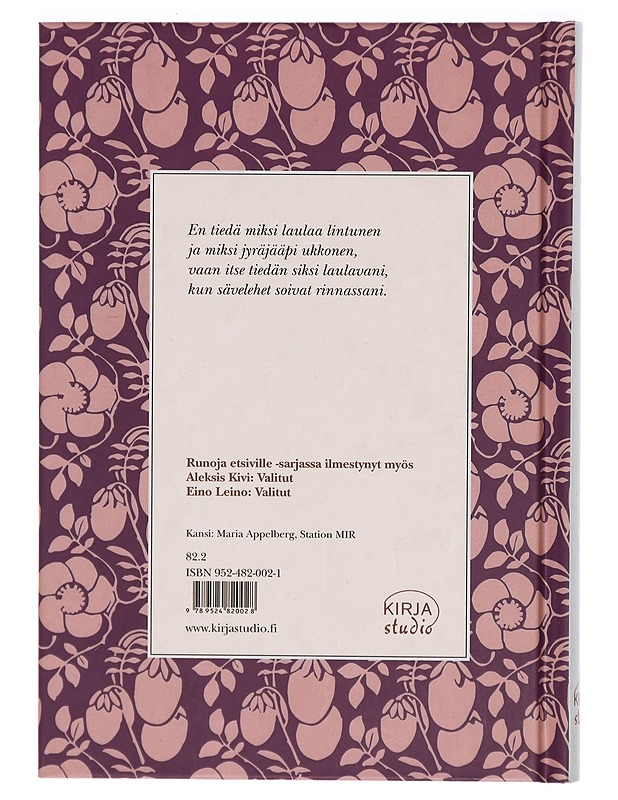 Valitut : runoja etsiville - J. H. Erkko - Runot ja näytelmät - 10105292078 - 1
