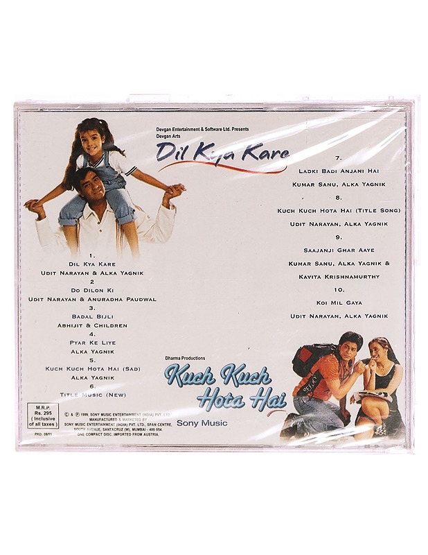 Dil Kya Kare - Kuch Kuch Hota Hai - CD - CD-levyt - 10105292469 - 1